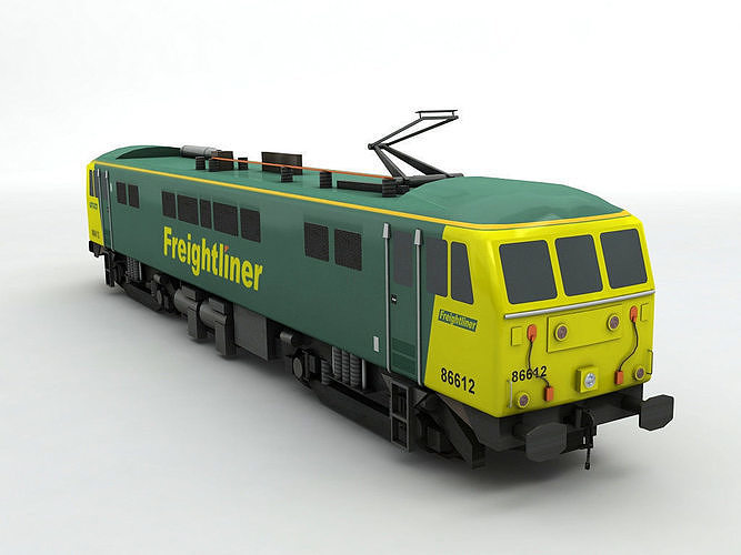 Class 86 Locomotive Freightliner Low-poly 3D model