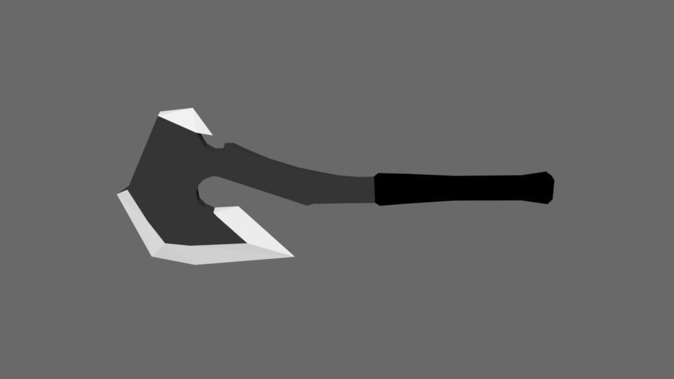 Low-poly 3d weapon pack  materials Low-poly 3D model_1