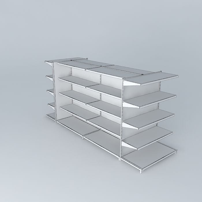 gondola central 3 Free 3D model_4