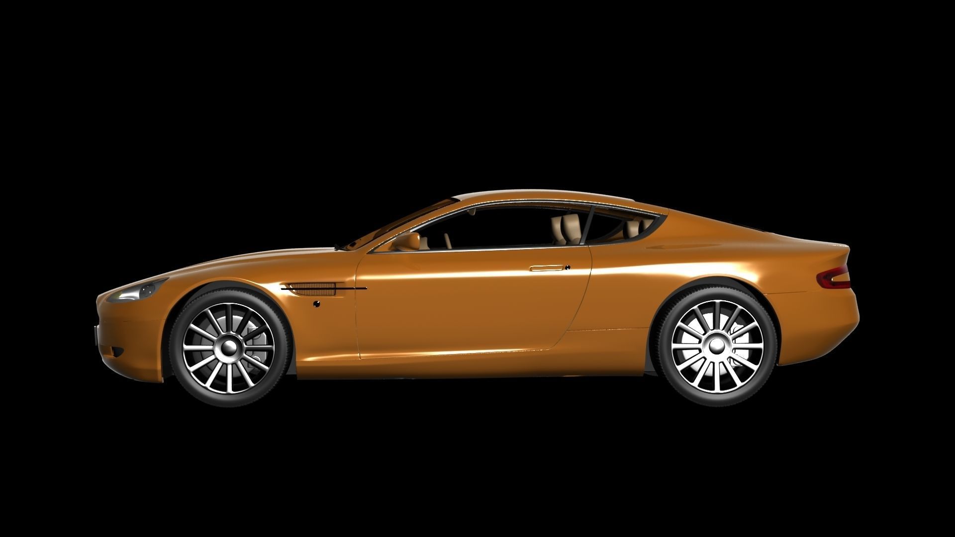 3D CAR MODEL aston martin sports 3D model_1