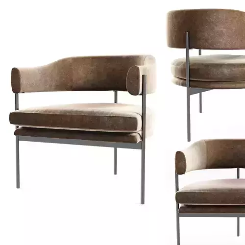 Isabella Chair By Simon James 3D model