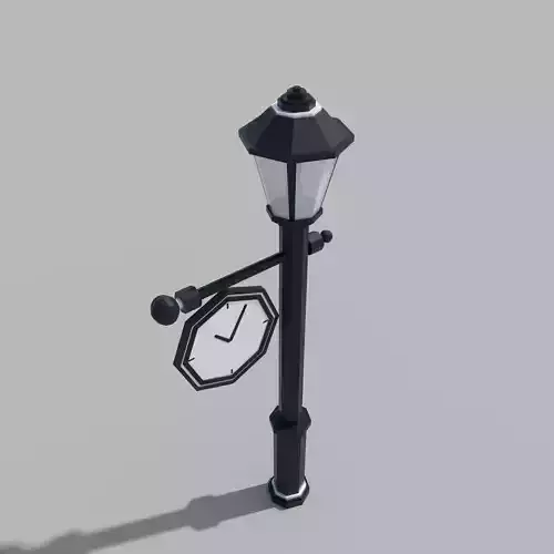 Light Pole Free low-poly 3D model