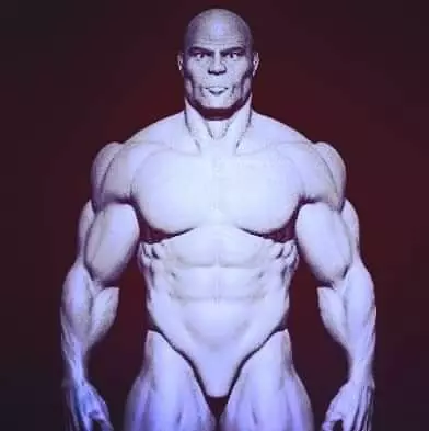 bodbuilder 4 male bodybuilder 3D model_0