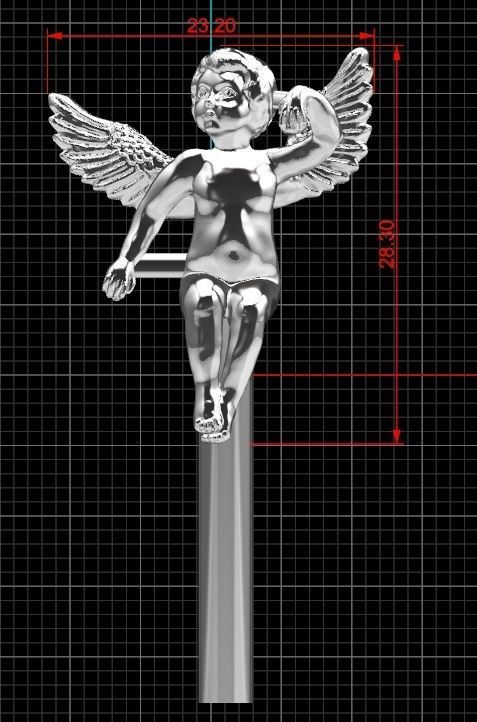Angel 4 3D print model_1
