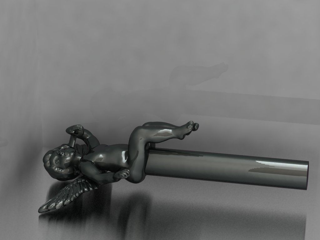 Angel 4 3D print model_3