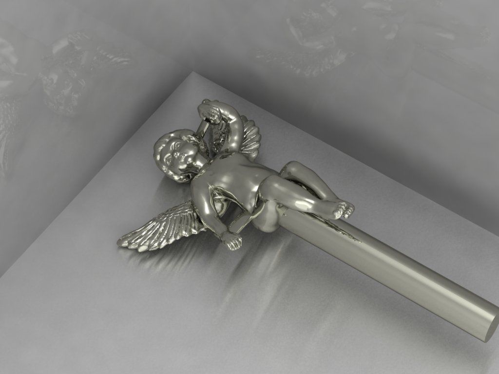 Angel 4 3D print model_2