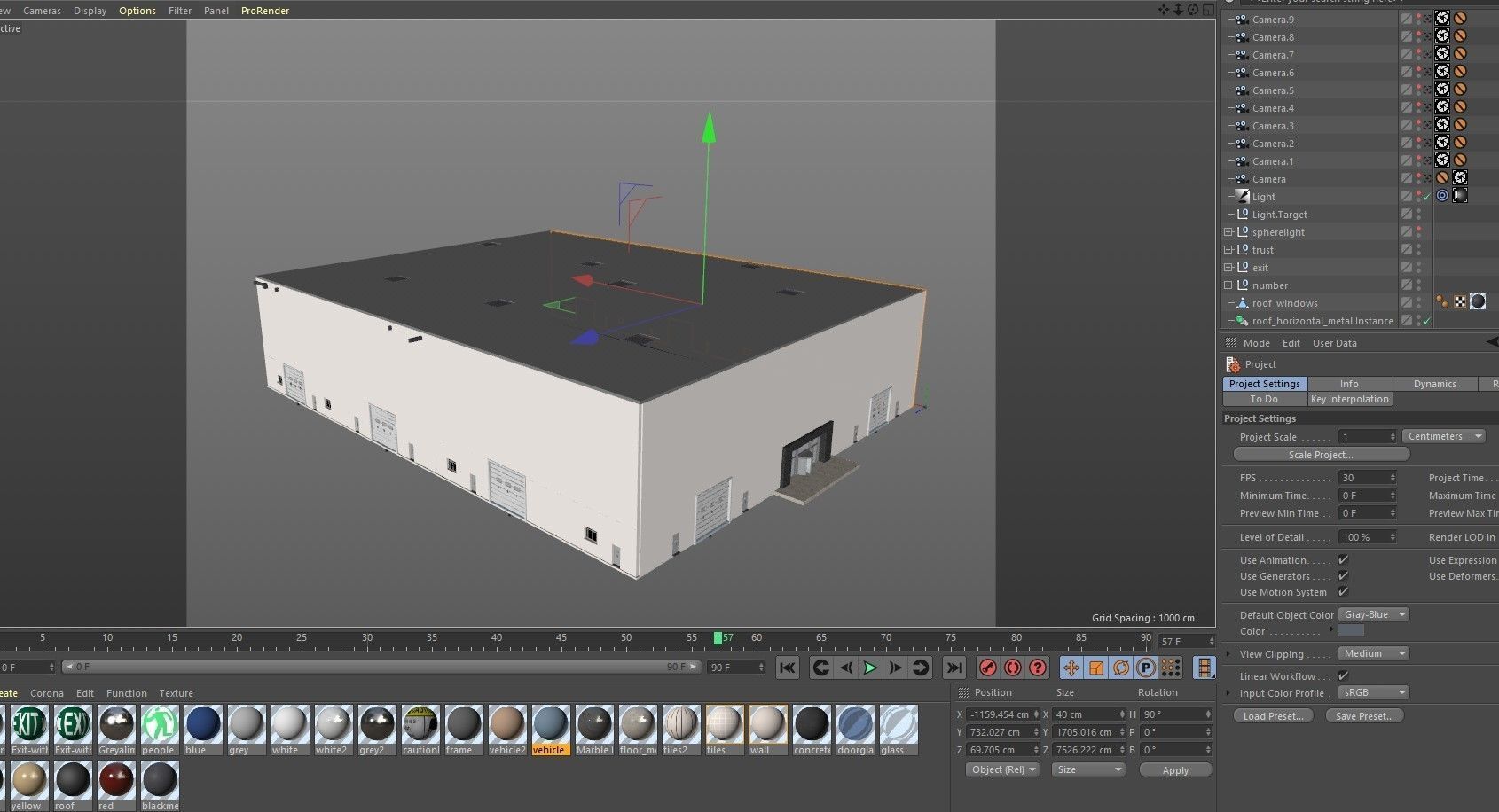Exhibition Hall Warehouse 2 3D model_21