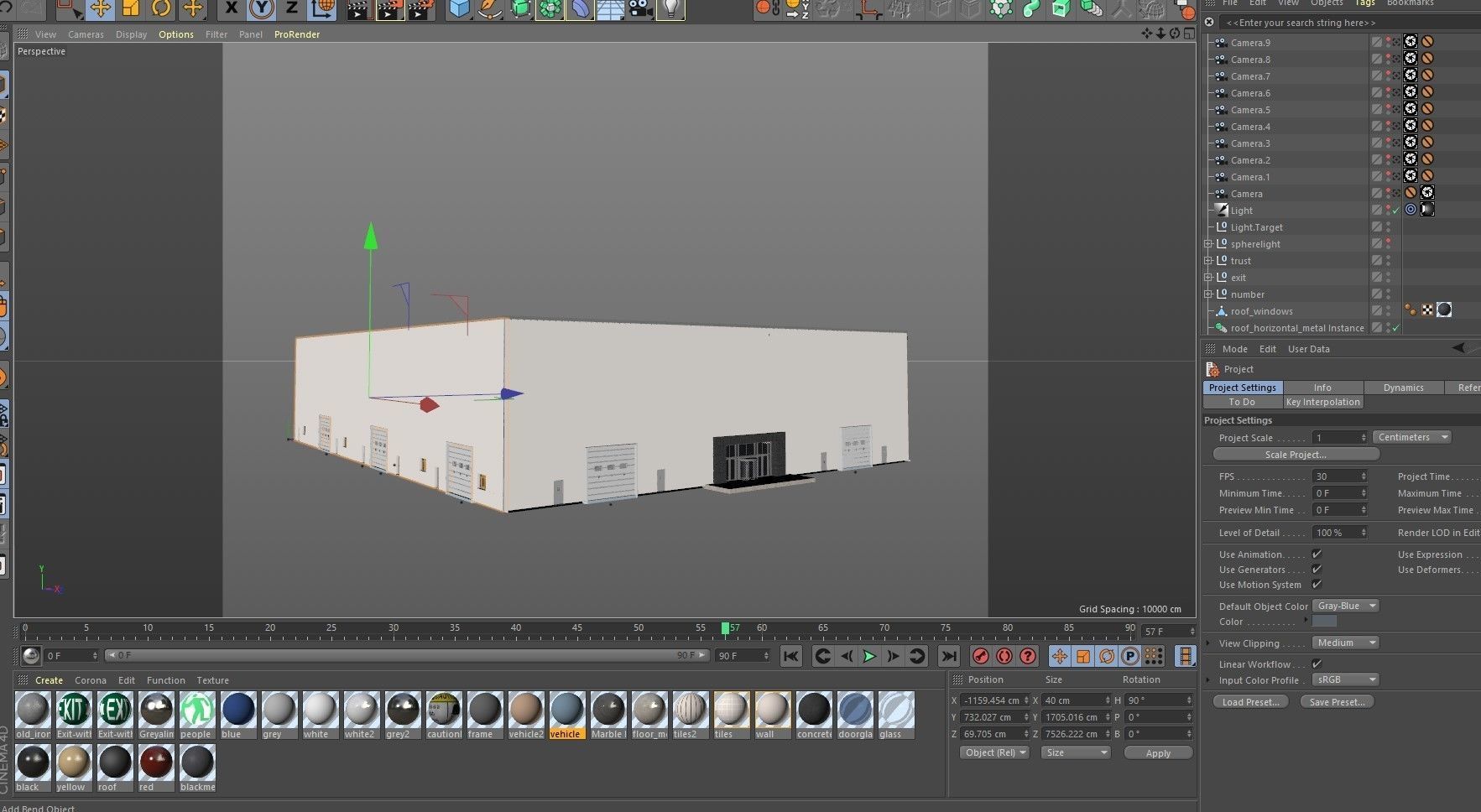 Exhibition Hall Warehouse 2 3D model_22