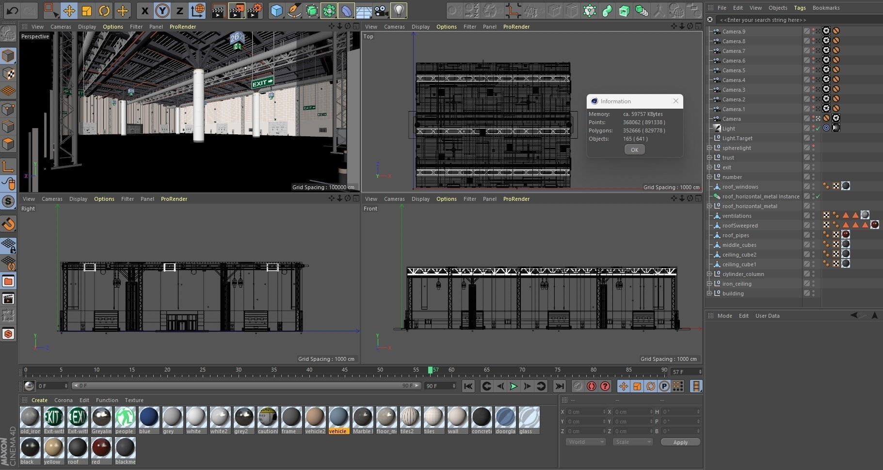 Exhibition Hall Warehouse 2 3D model_20