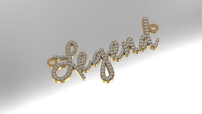 GIVE ME A LIKE Legend Pendant Free low-poly 3D print model
