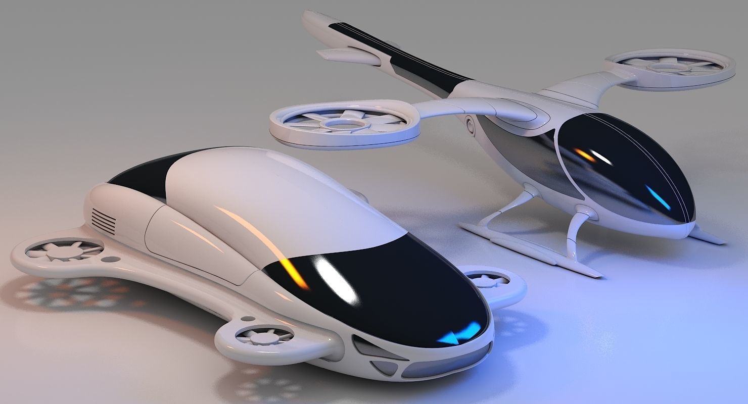 Futuristic Car Collection 1001 3D model_9