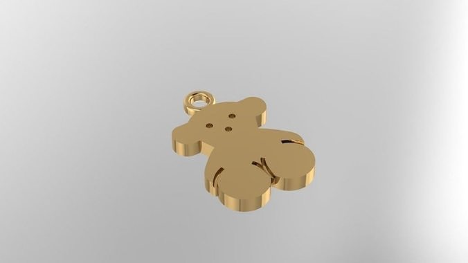 Bear Pendant Dije Oso Tous 3D print model