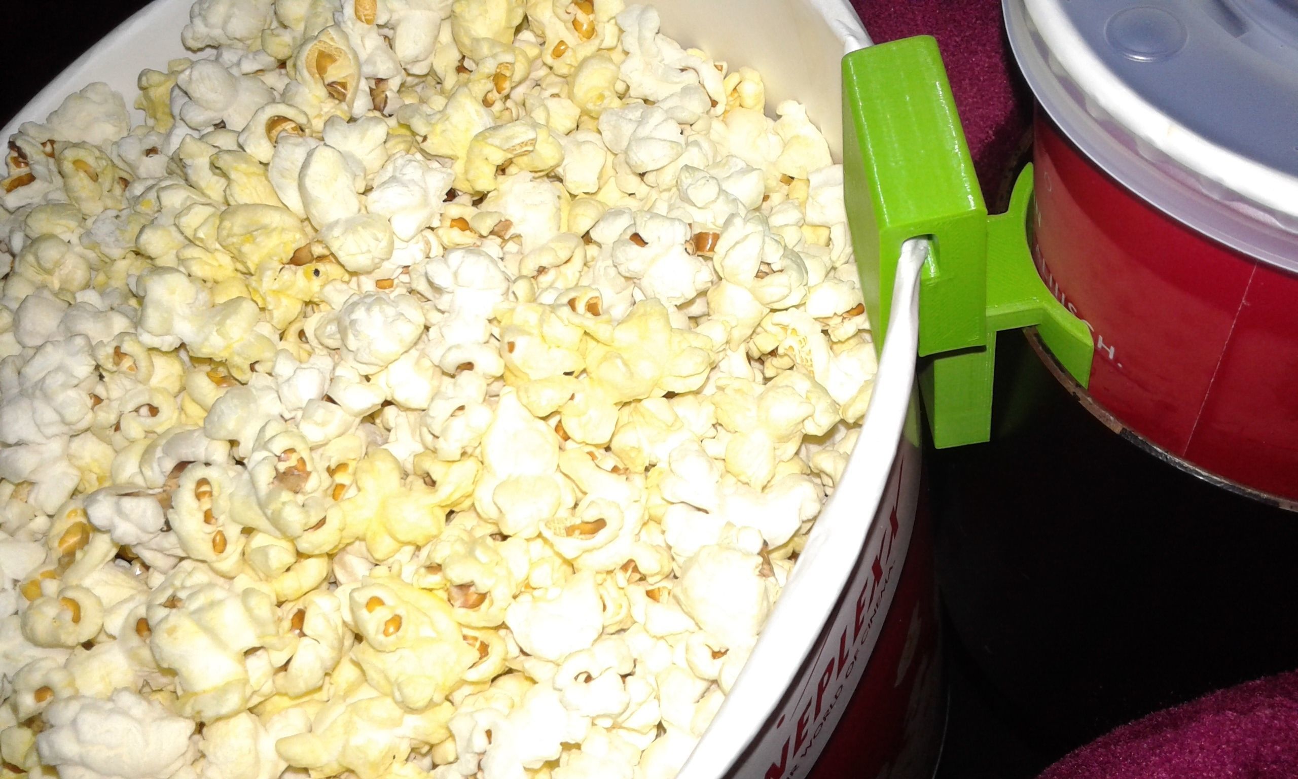 Popcorn bucket holder Pop-Star 3D print model_5