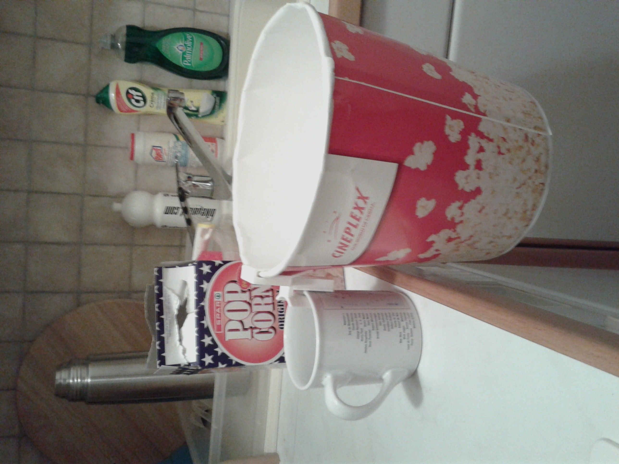 Popcorn bucket holder Pop-Star 3D print model_8