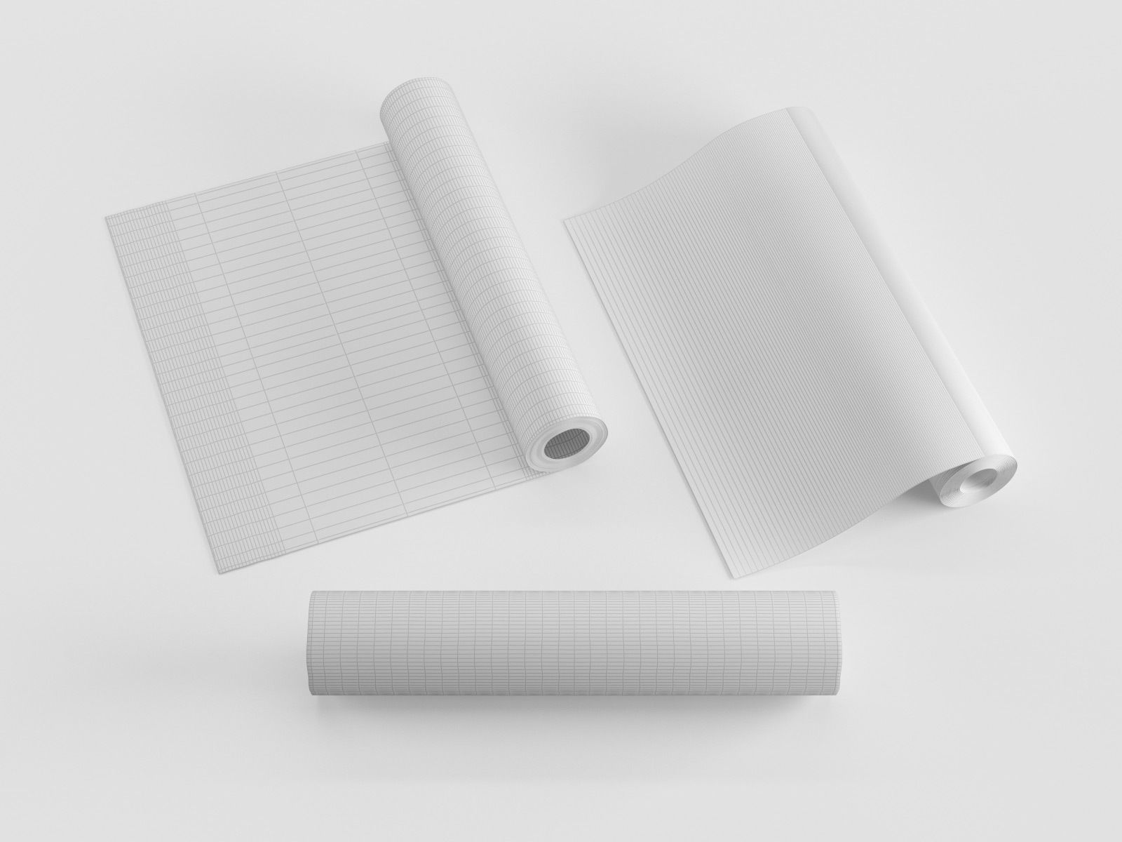 Wallpaper Rolls 3D model_2