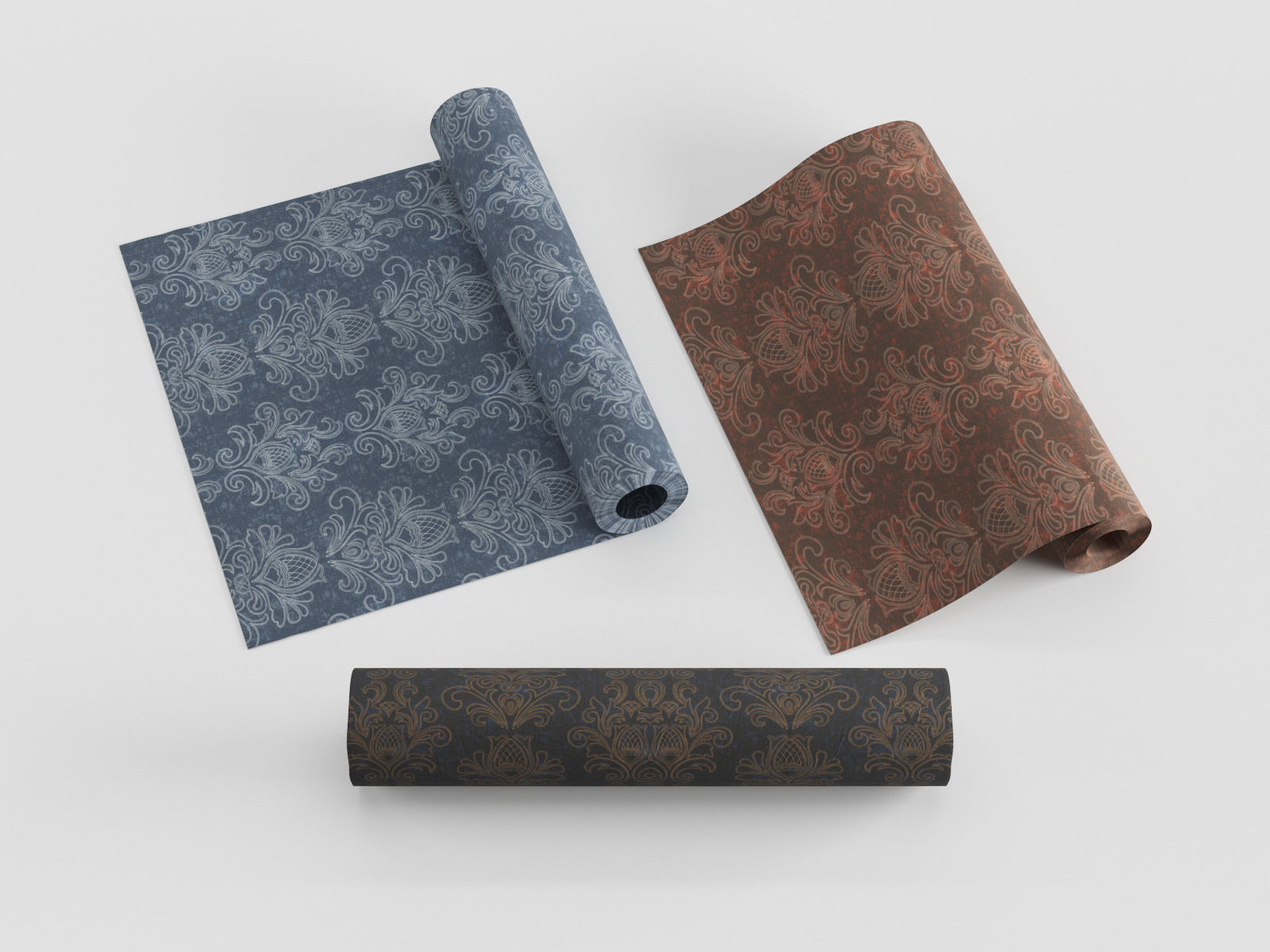 Wallpaper Rolls 3D model_1