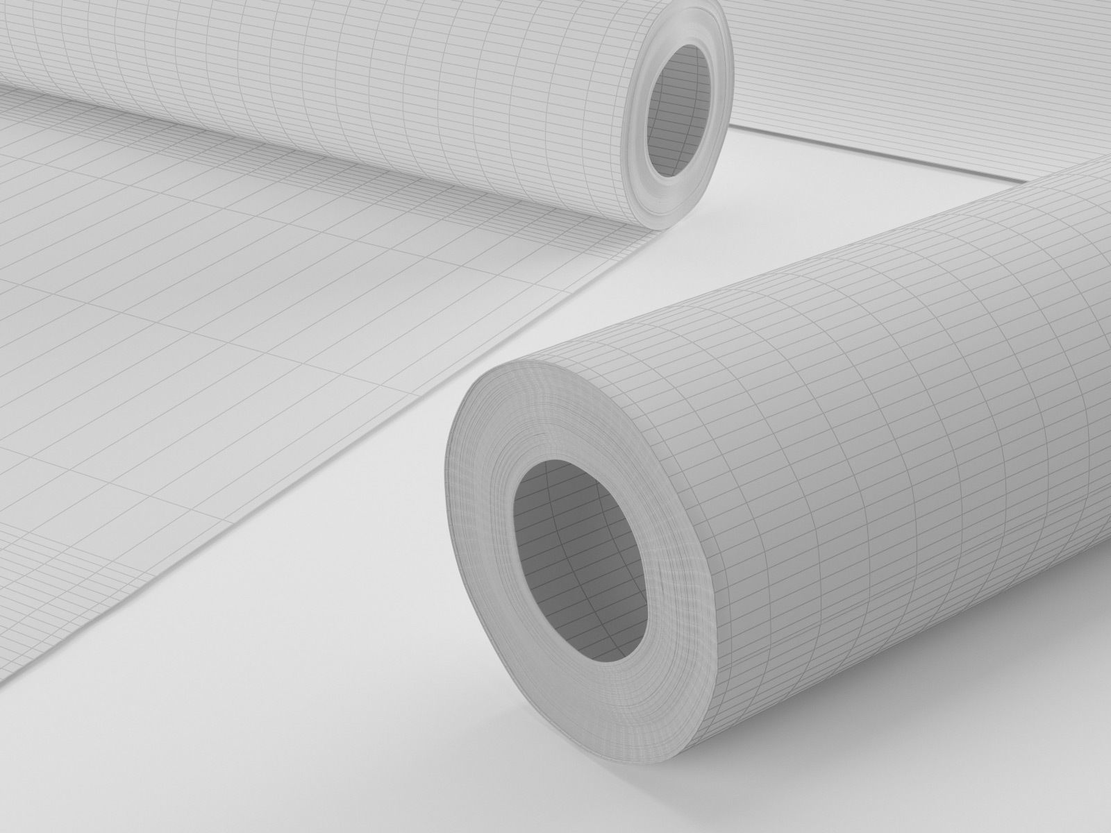 Wallpaper Rolls 3D model_4