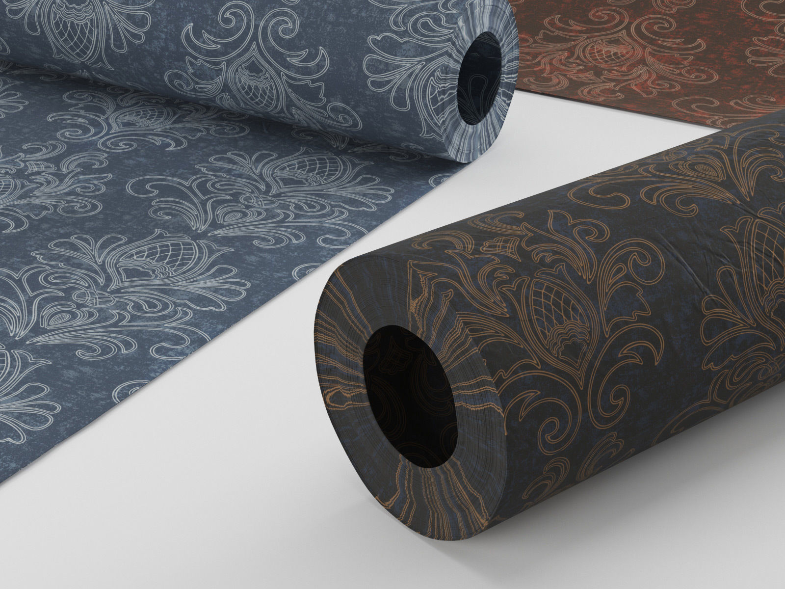 Wallpaper Rolls 3D model_3