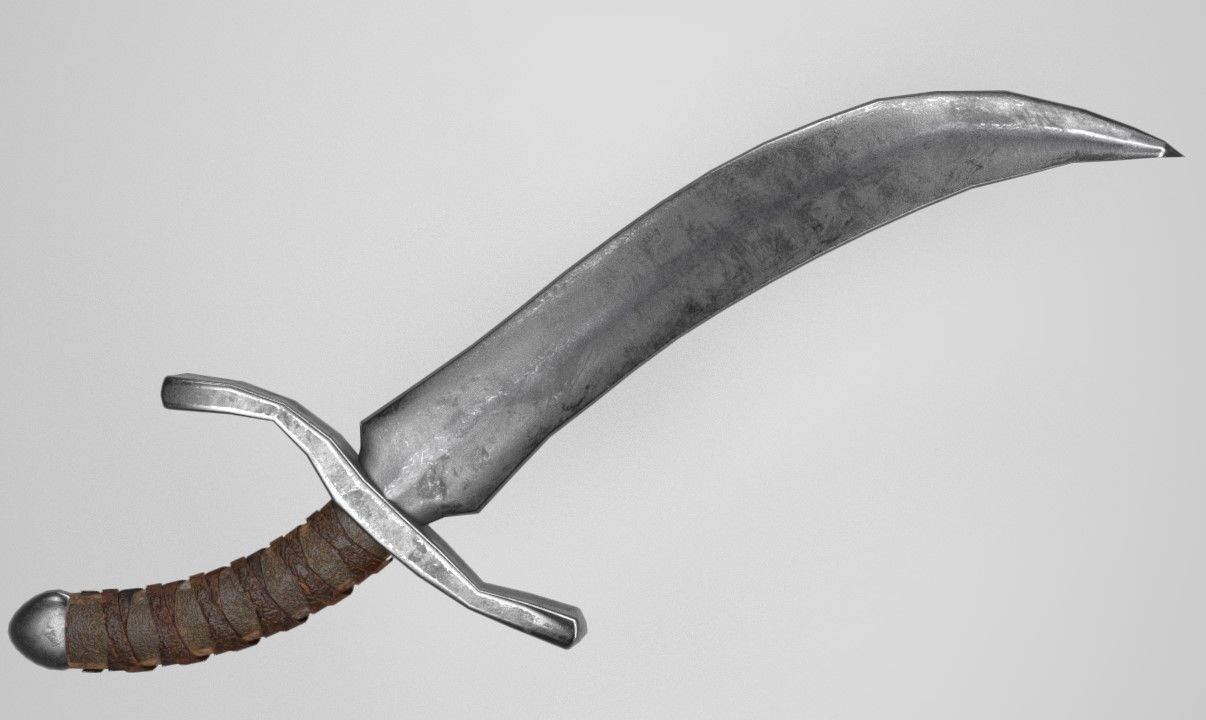 Blade Weapons Pack Low-poly 3D model_10