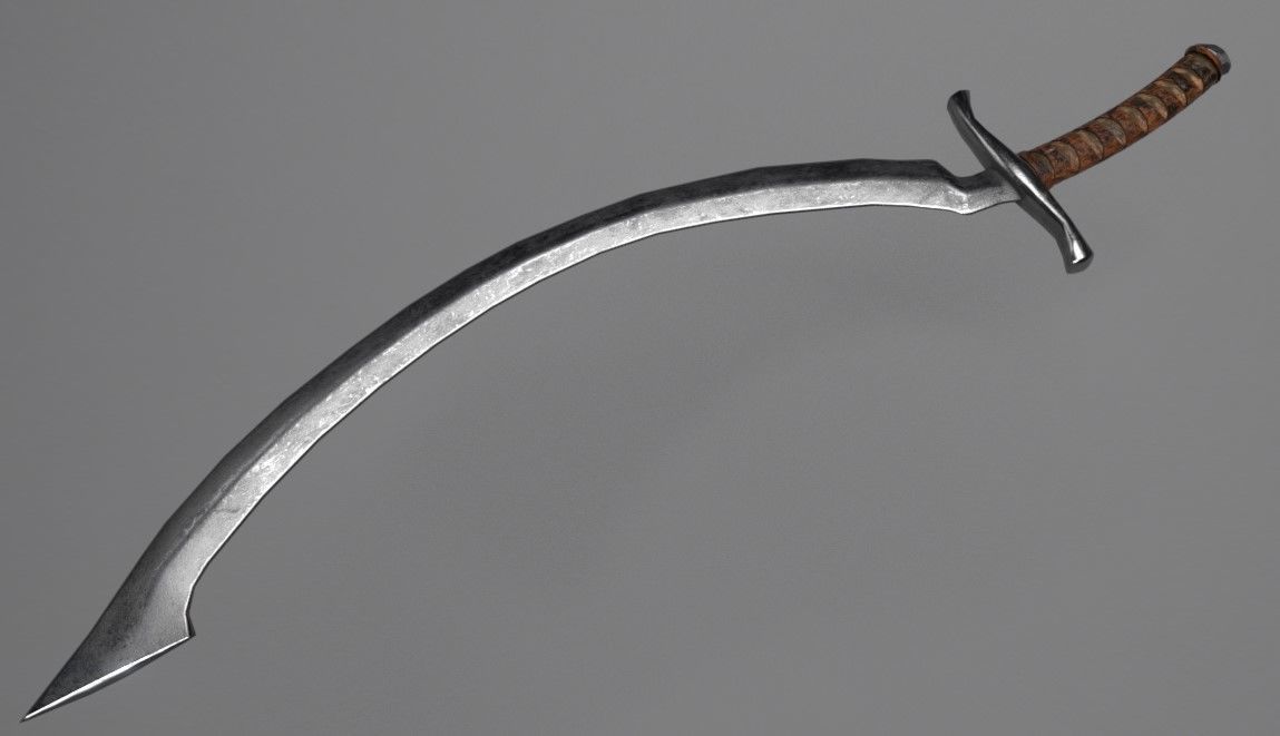 Blade Weapons Pack Low-poly 3D model_18