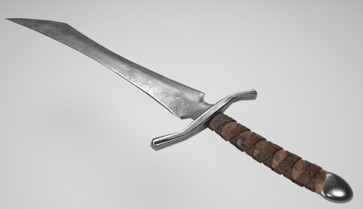 Blade Weapons Pack Low-poly 3D model_24