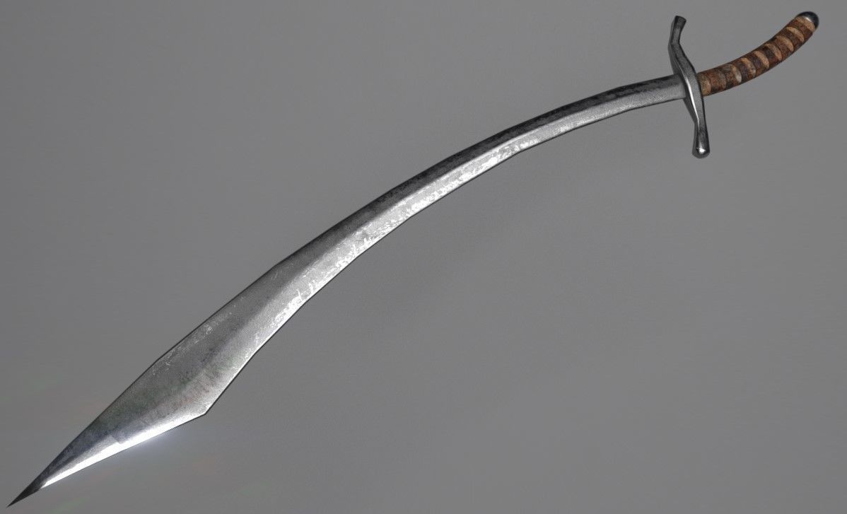 Blade Weapons Pack Low-poly 3D model_35