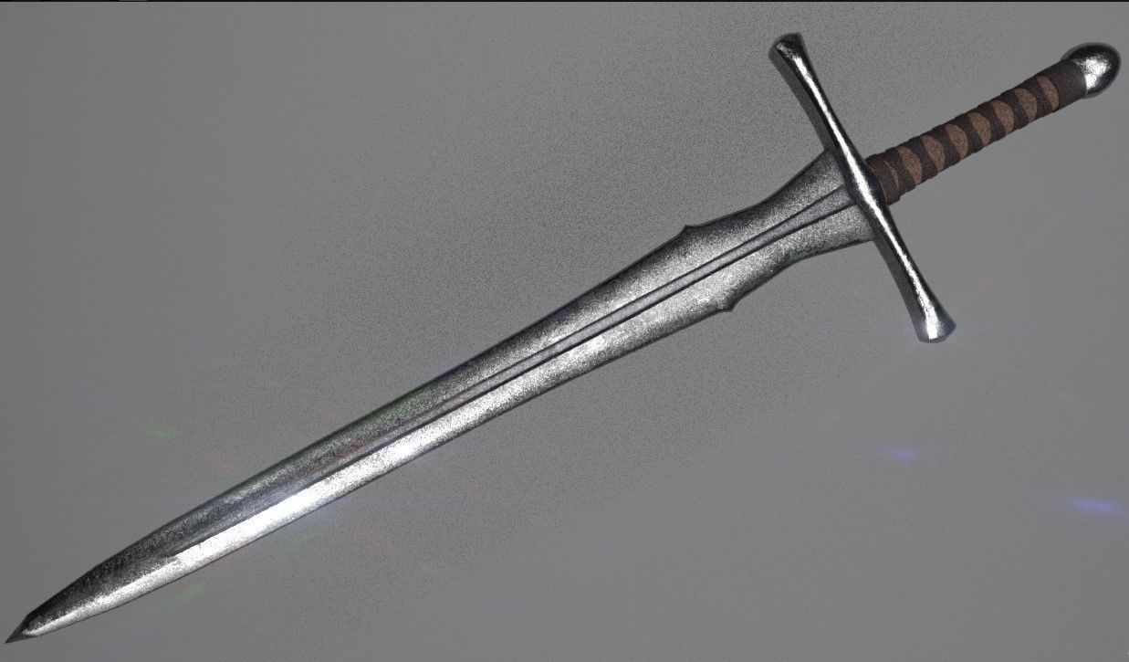 Blade Weapons Pack Low-poly 3D model_25