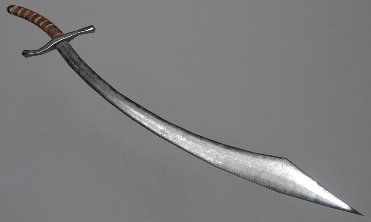 Blade Weapons Pack Low-poly 3D model_34