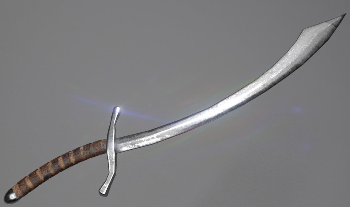 Blade Weapons Pack Low-poly 3D model_33