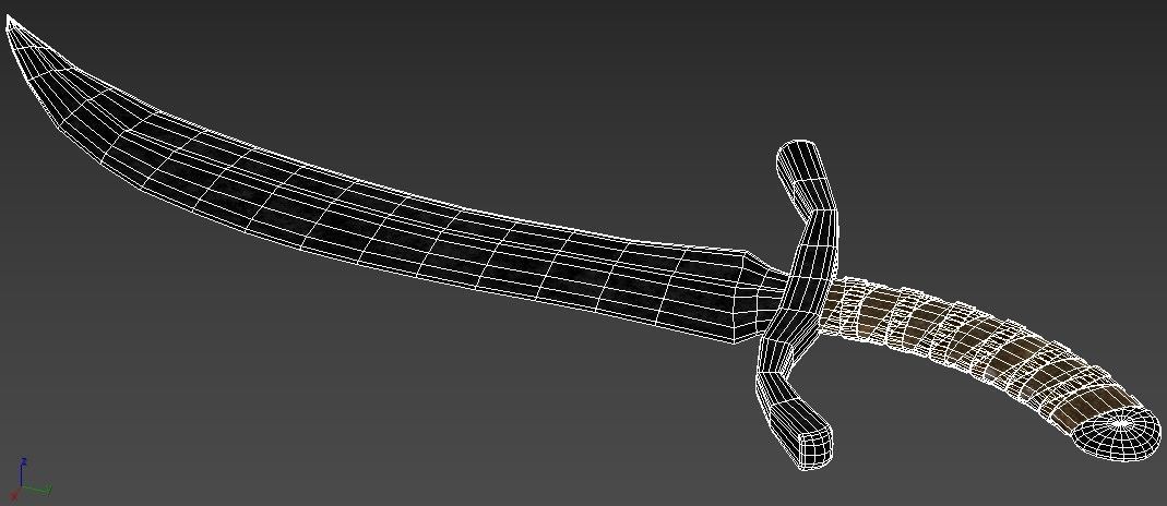 Blade Weapons Pack Low-poly 3D model_11