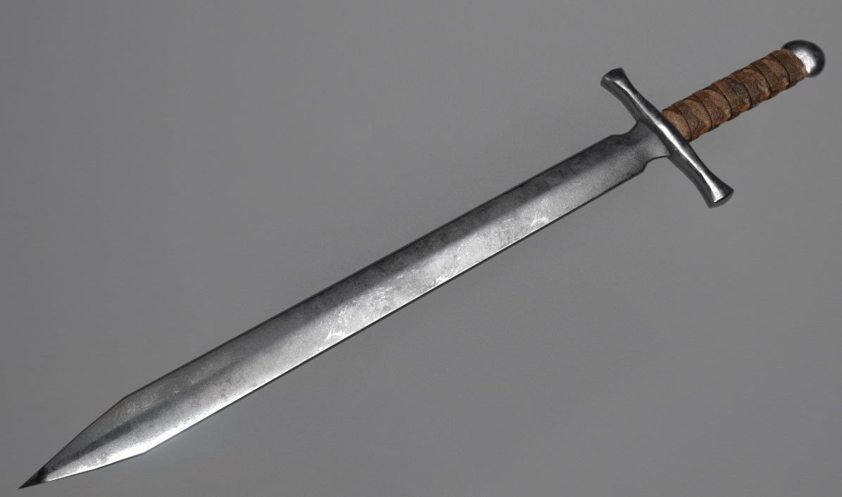 Blade Weapons Pack Low-poly 3D model_40