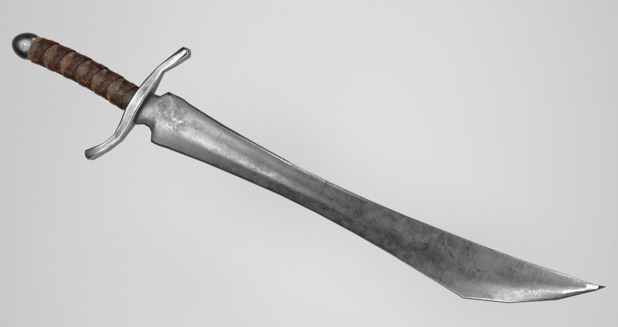 Blade Weapons Pack Low-poly 3D model_28