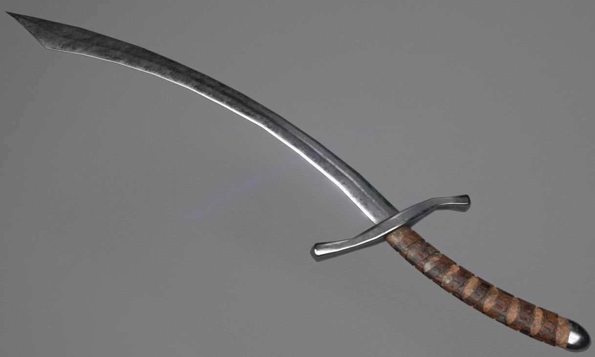 Blade Weapons Pack Low-poly 3D model_32