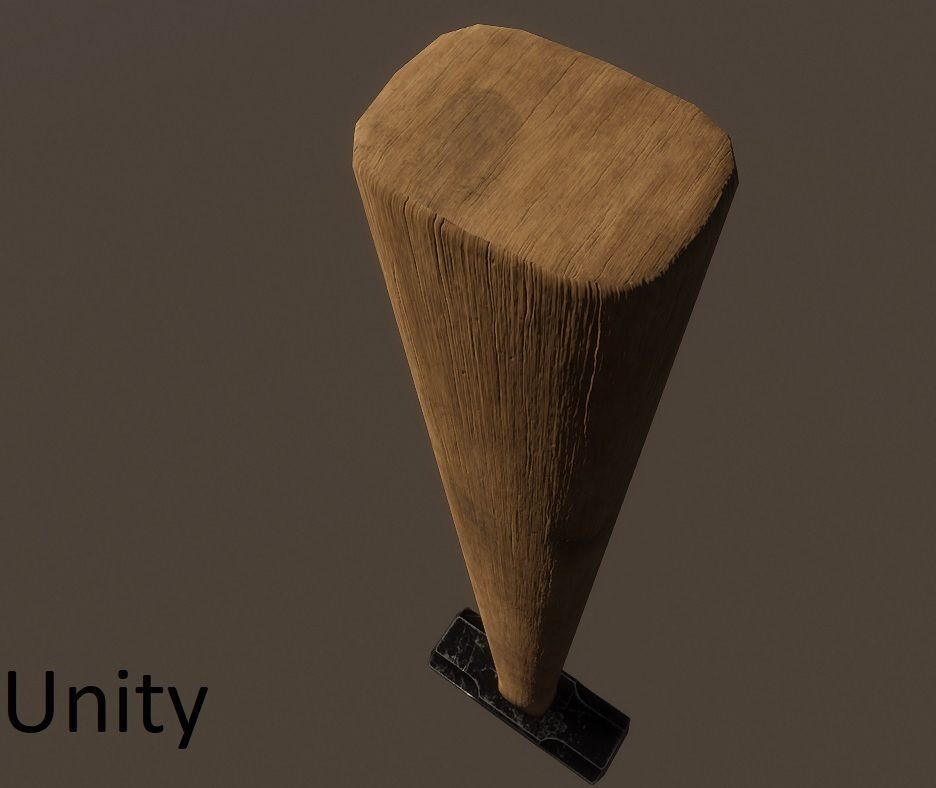 Sledgehammer game-ready 3d model hammer Low-poly 3D model_6