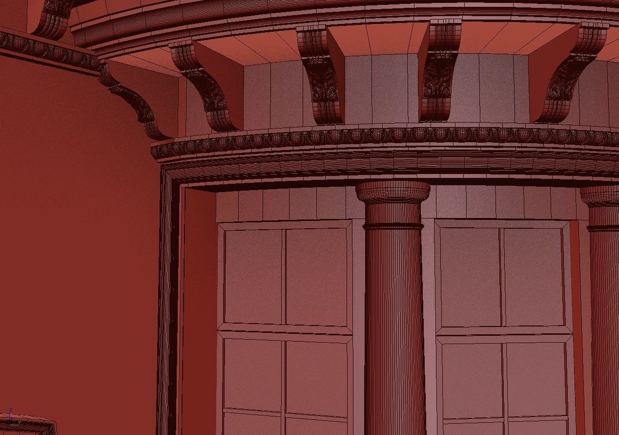 House 3D model mansion 3D model_26