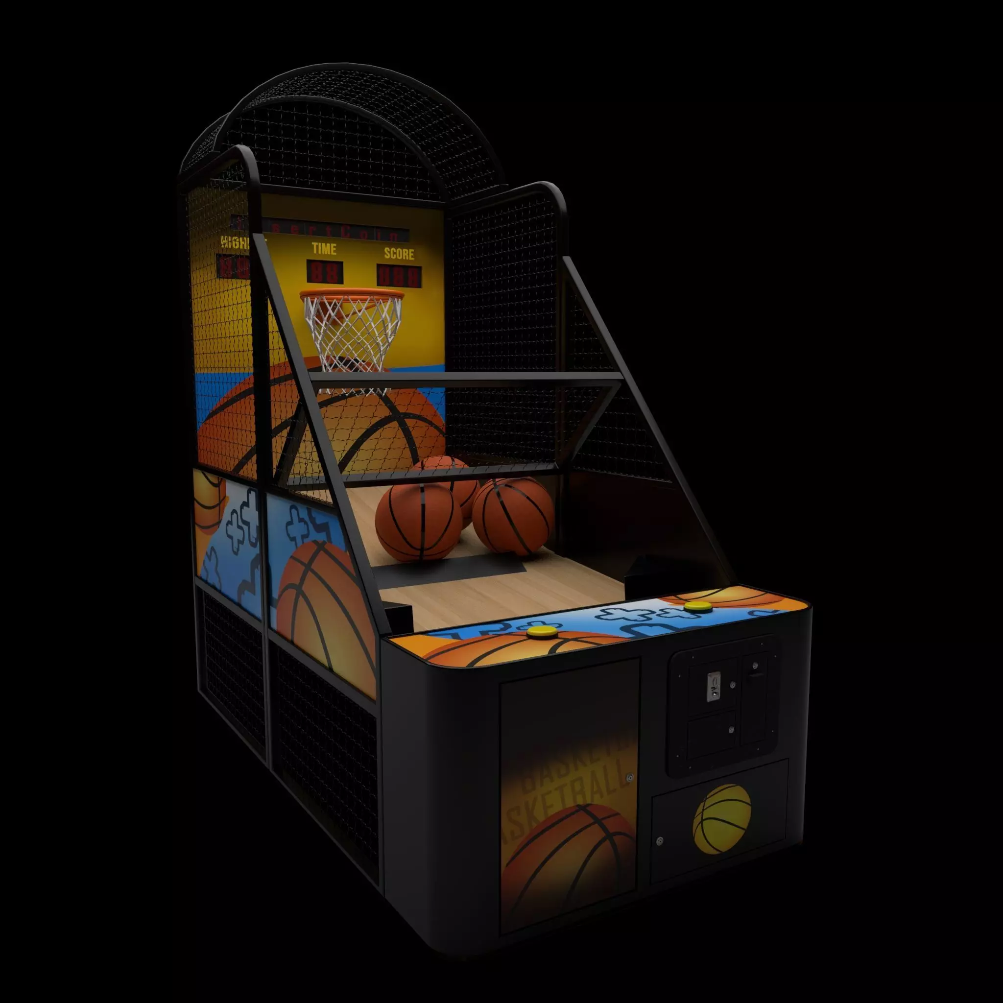 Basketball Arcade Game 3D model