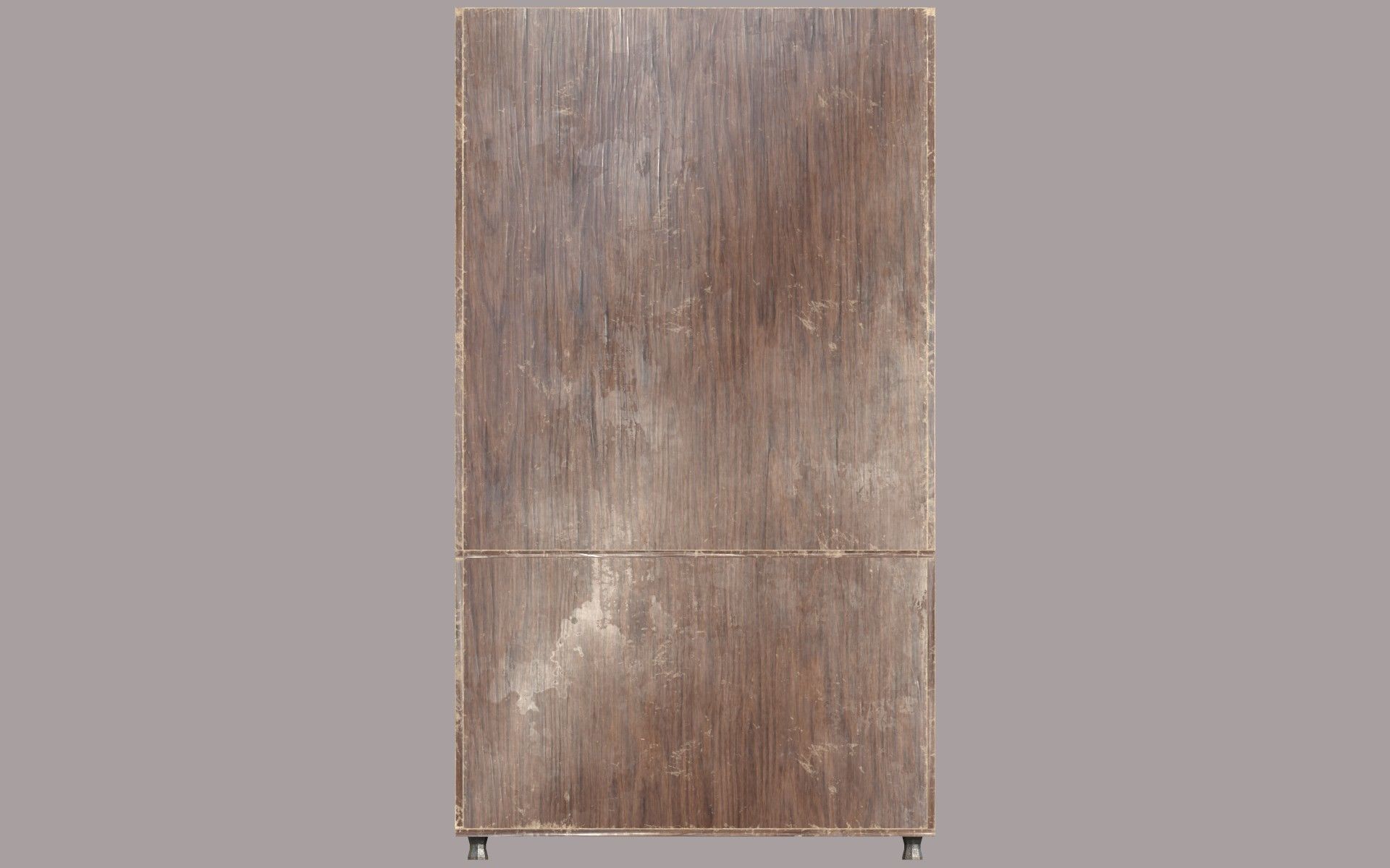 Old and Dirty Wooden Cabinet Low-poly 3D model_4