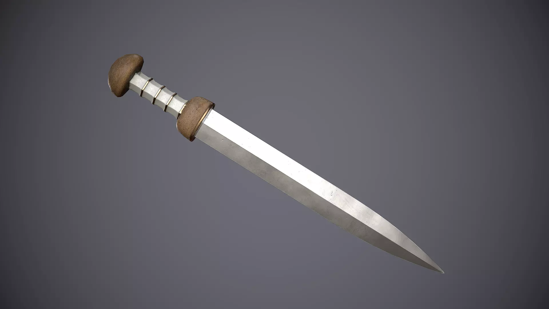 Gladius sword Low-poly 3D model