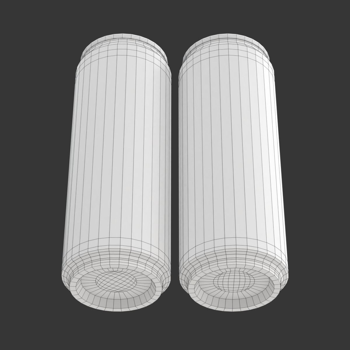 Open and closed drink can 3D model_23