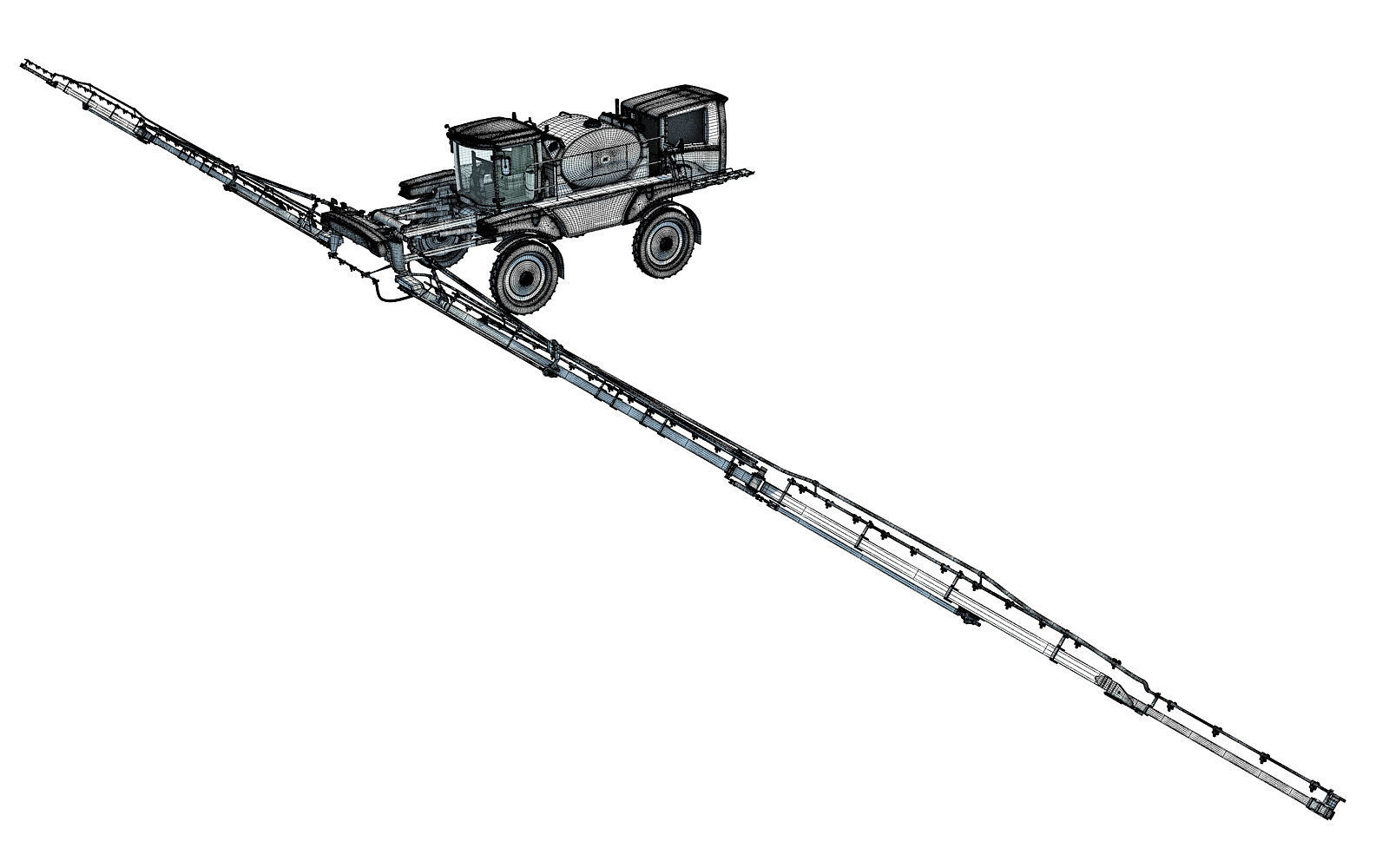 Front Boom Sprayer 3D model_21