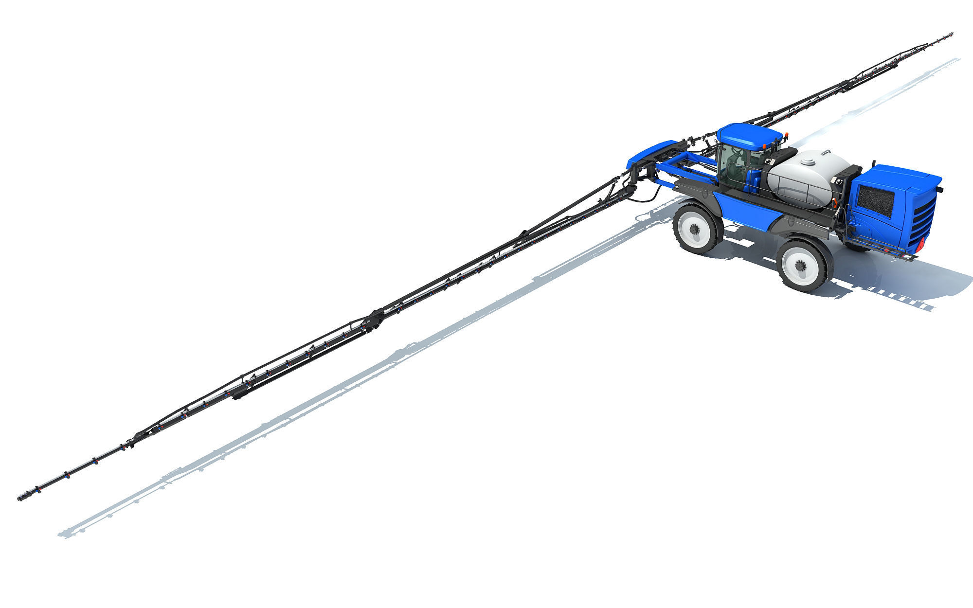 Front Boom Sprayer 3D model_5