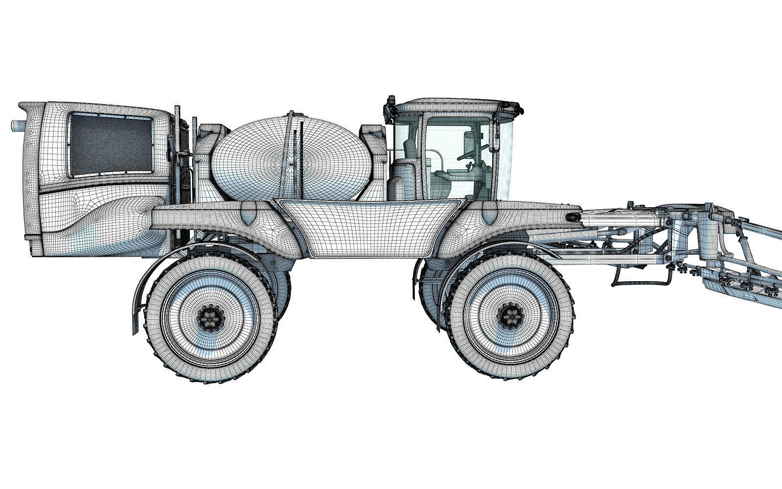 Front Boom Sprayer 3D model_16