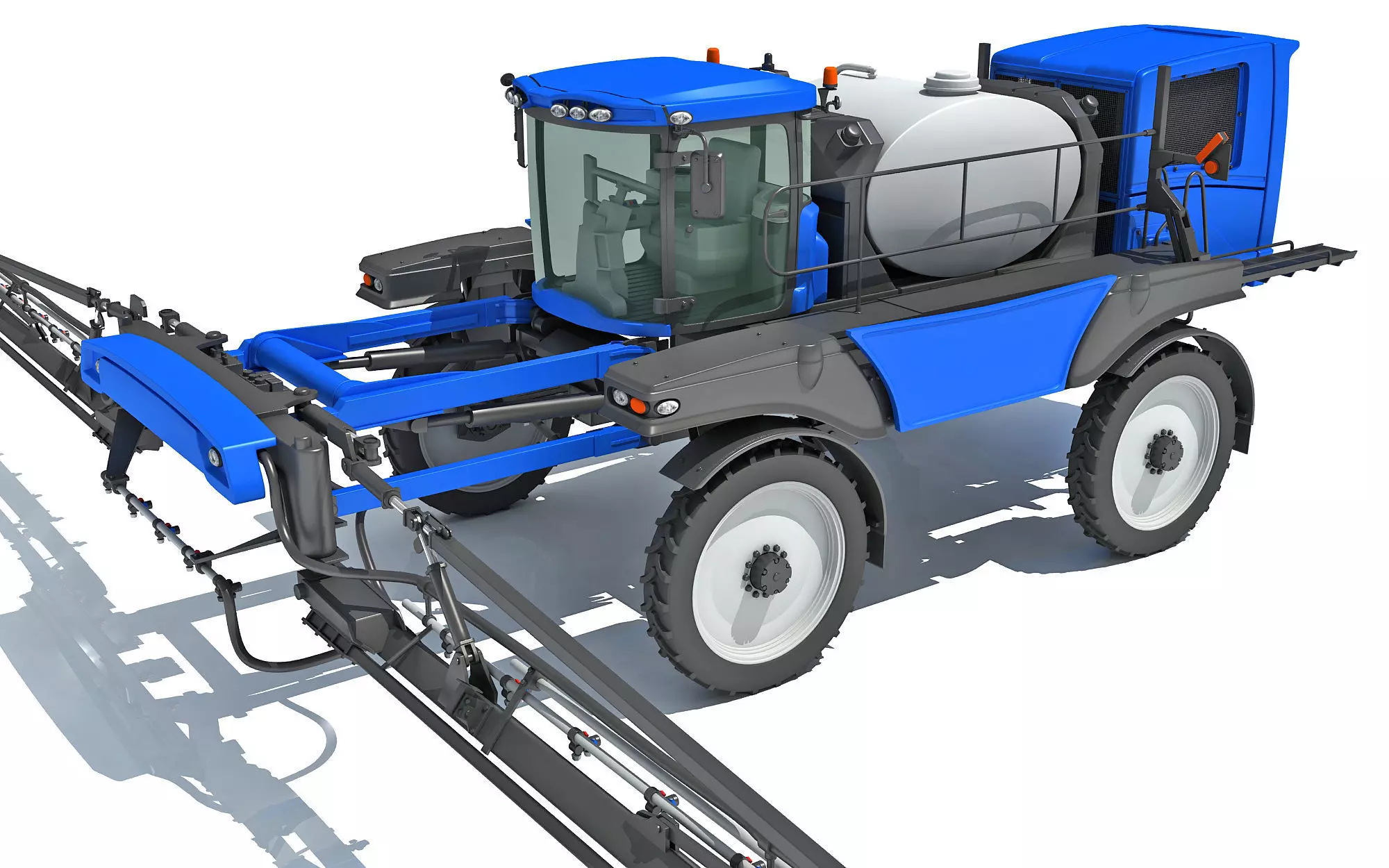 Front Boom Sprayer 3D model_0
