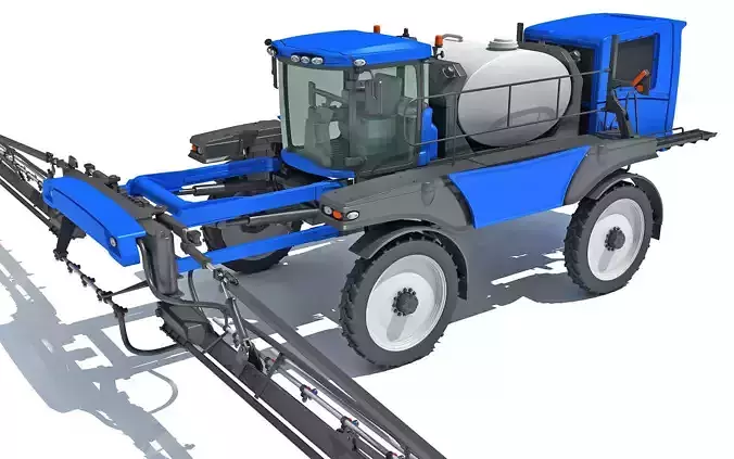 Front Boom Sprayer 3D model