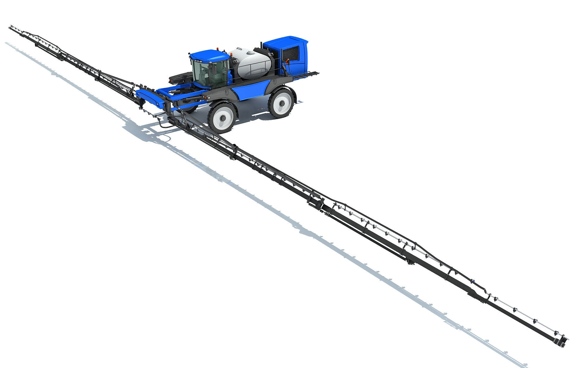 Front Boom Sprayer 3D model_1