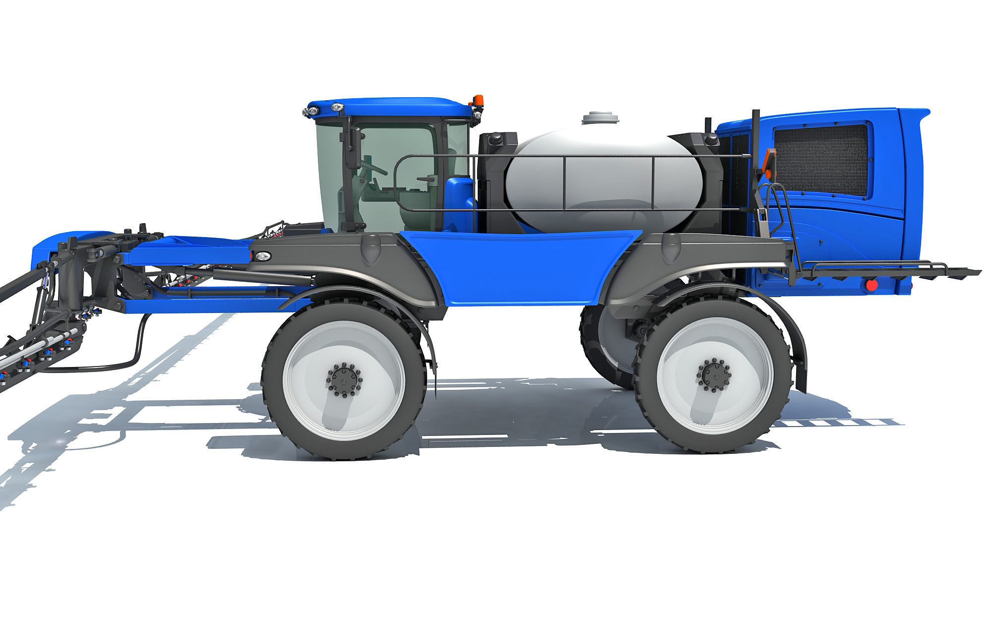 Front Boom Sprayer 3D model_2