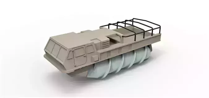 Screw terrain vehicle ZIL-4904 Scale 1 to 43