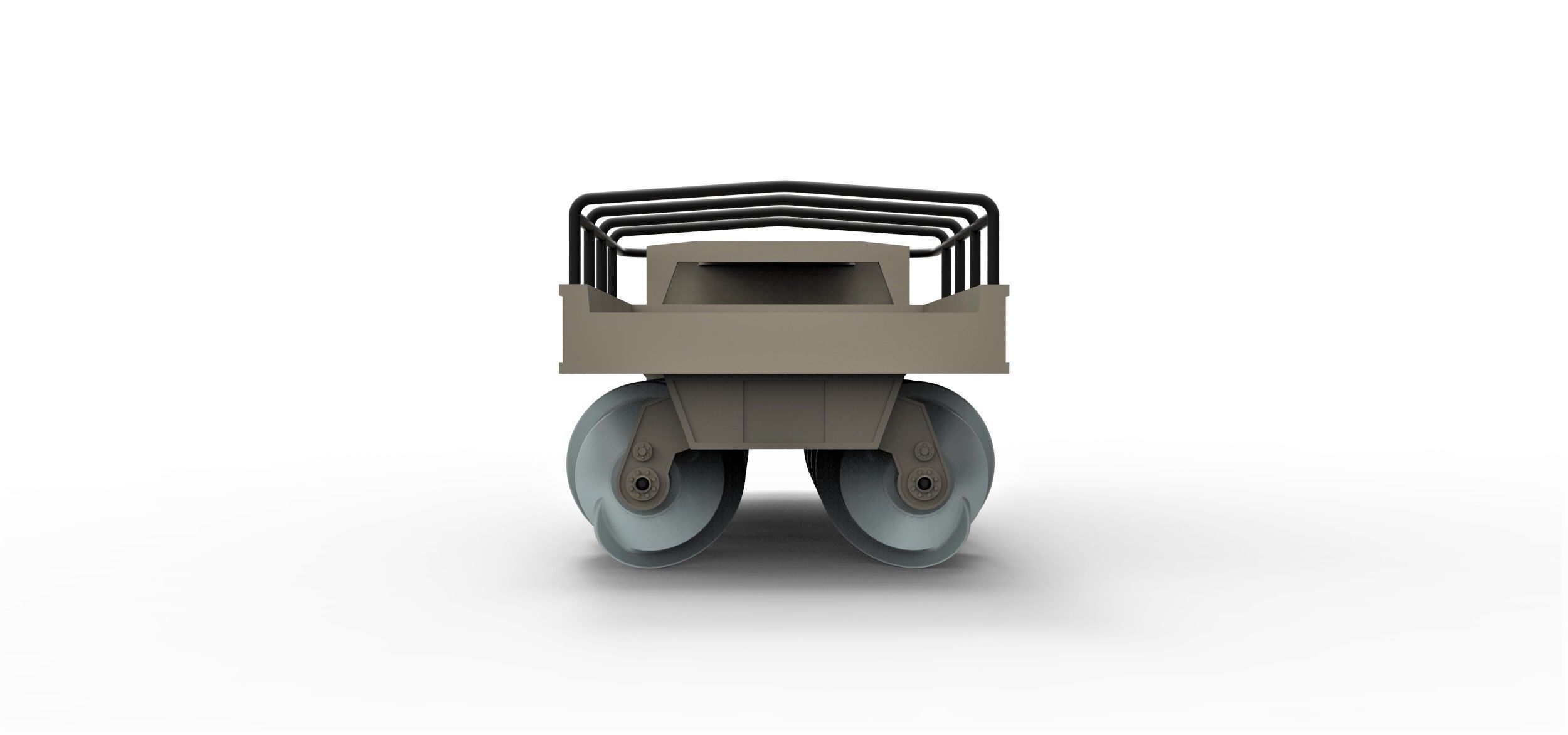 Screw terrain vehicle ZIL-4904 Scale 1 to 43 3D print model_14