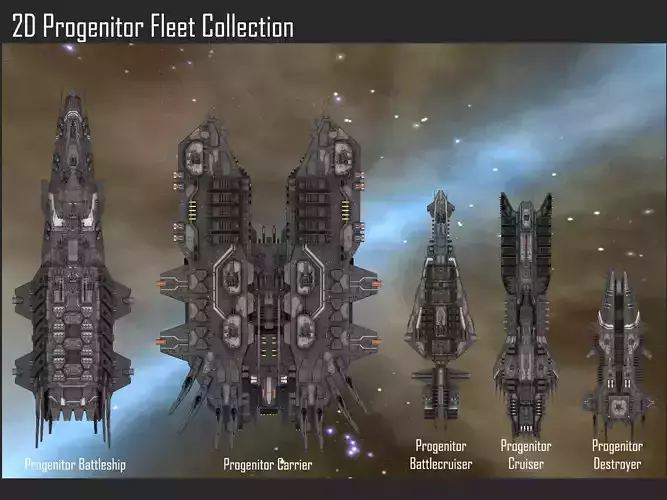 2D Progenitor Fleet Collection