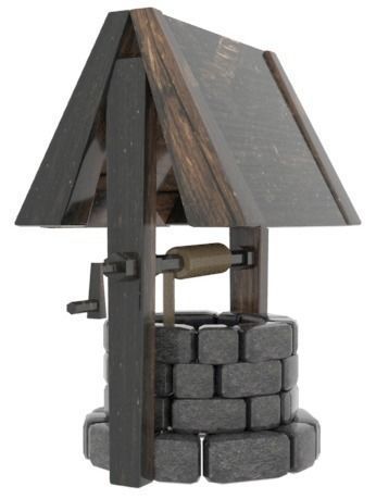 Water Well  Free 3D model_1